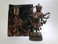 18-19th Antique Bronze Buddha Vasudhra picture
