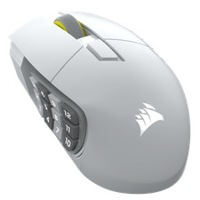 Corsair Scimitar Elite Wireless SE MMO Mouse 33K DPI White Certified Refurb picture