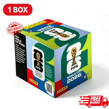 Panini 2026 FIFA World Cup Sticker Box 50 Packs Soccer Football Collectibles picture