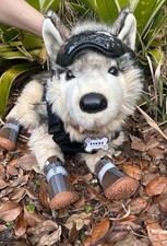 New Douglas Smoke Wolf Deluxe 18” Plush Collectible Douglas Cuddle Essa Plush picture