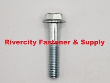 M10-1.5x50 Hex Head Flange Bolts 10mm x 50mm Grade 10.9 Screws M10x1.5 x 50 PT picture
